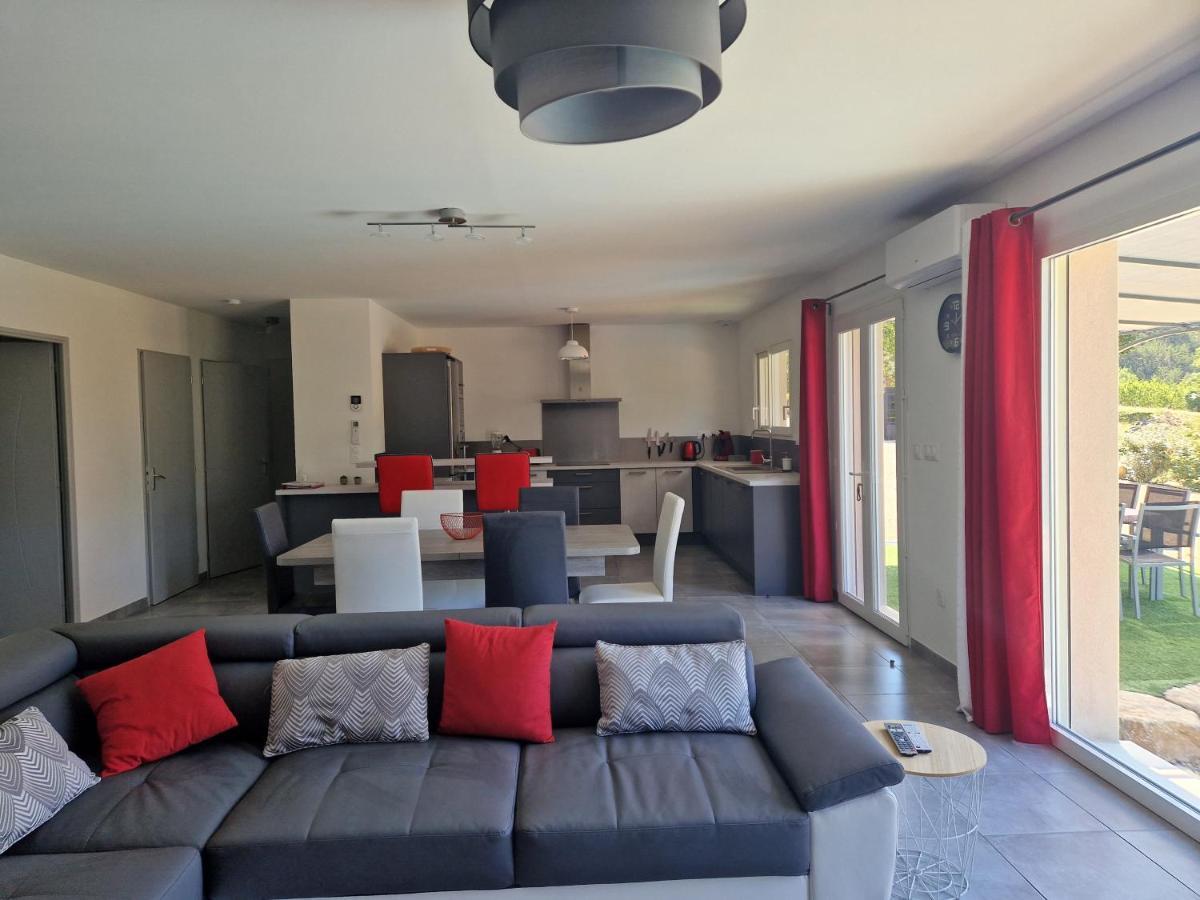 Les Villas Dorees - Villa Soleil Face Au Mont Ventoux Plaisians Exteriér fotografie